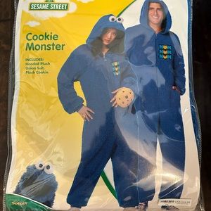 New Adult Cookie Monster sz Small